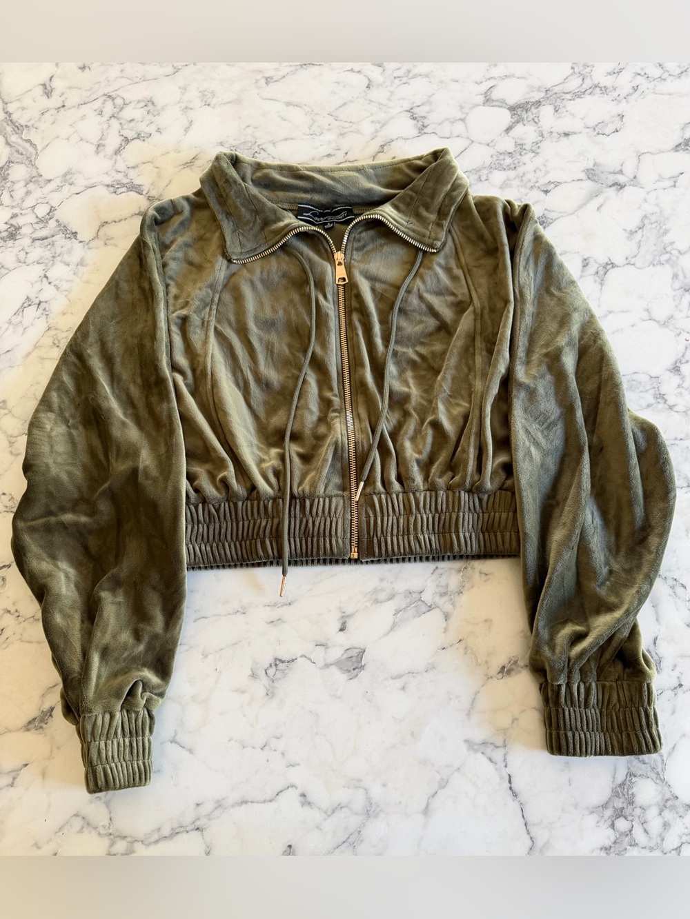 Green Velour Set